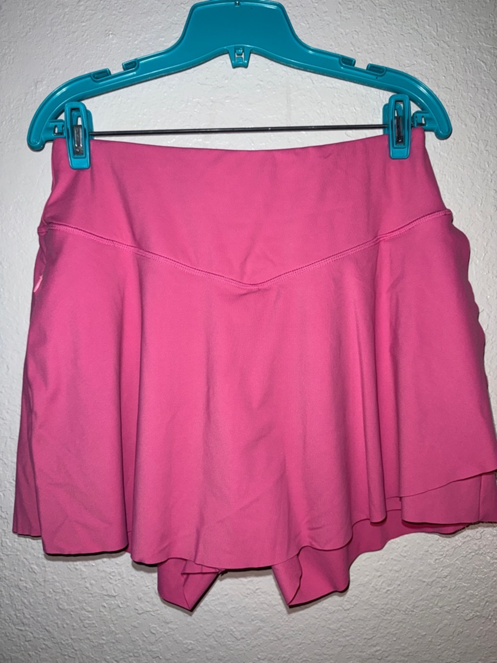 Women’s Pink Midi Skirt - Flared Active Skort